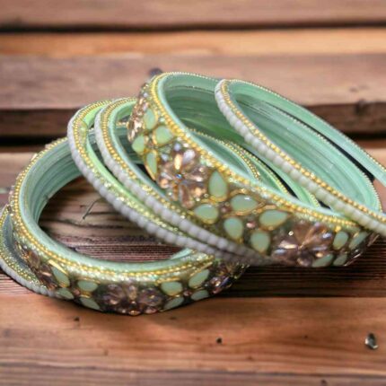 Designer Green Bangles